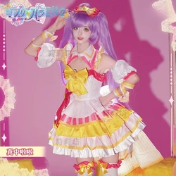 Manaka Laala Cosplay Anime Pripara kostium słodka wspaniała jednolita sukienka kobiety Halloween karnawał odzież do odgrywania ról S-XXL