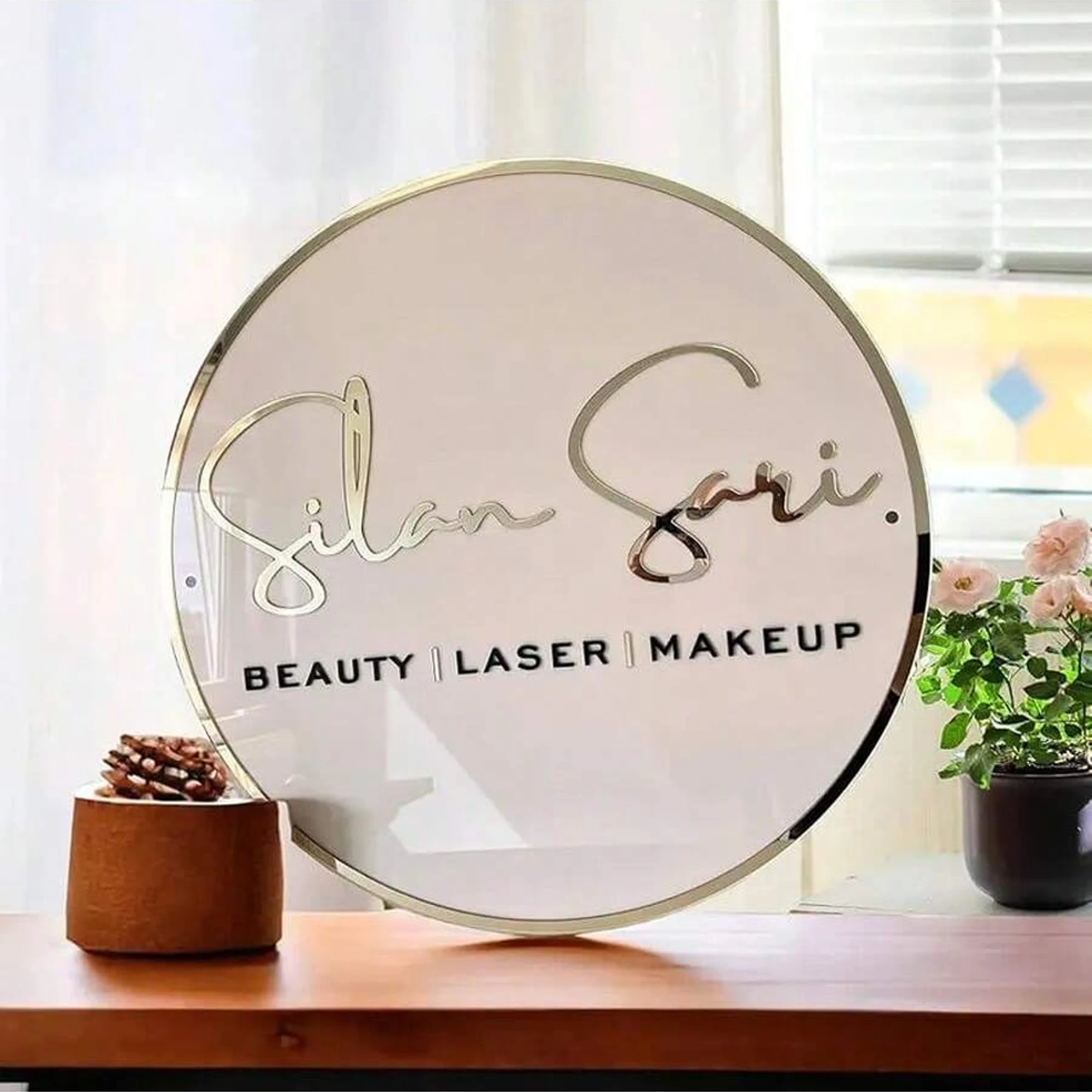 Customizable Acrylic Sign for Commercial Use