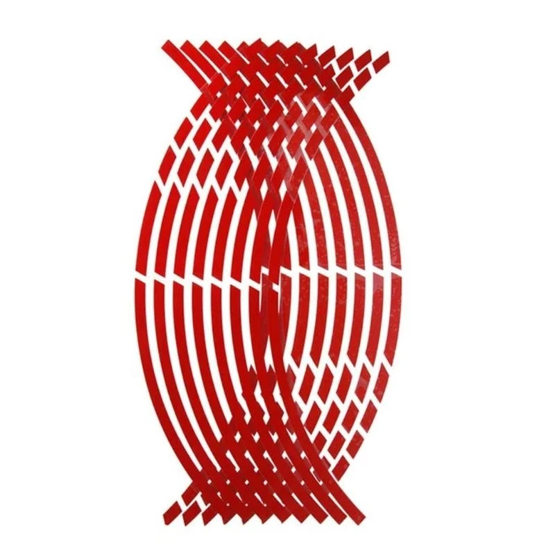 XA6H Reflective Wheel Stripe Decal for 17-18'' Motorcycle Stripe Sticker