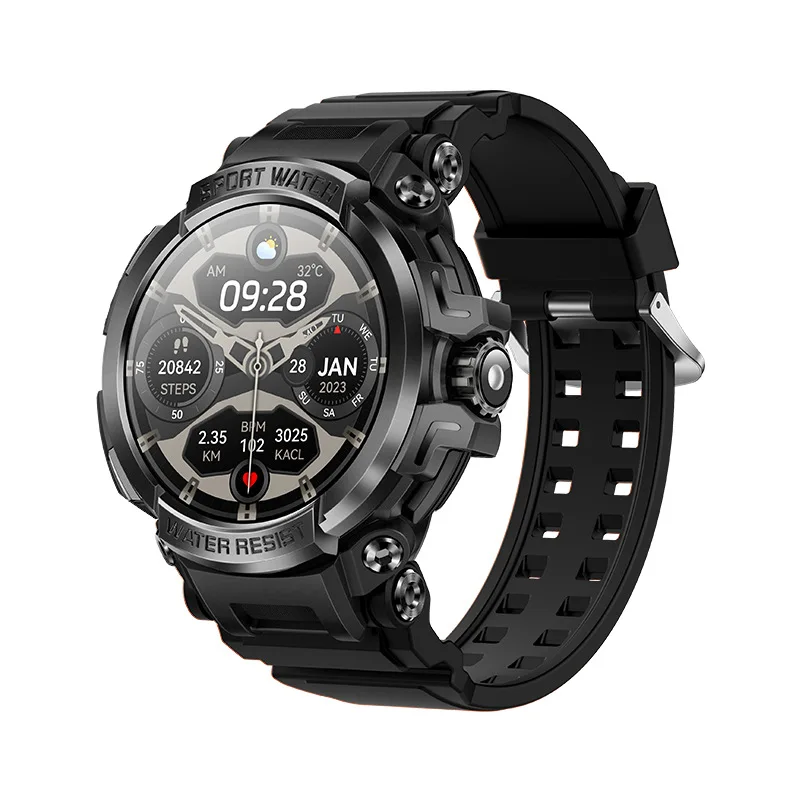 NewG90Smart Watch Dual ModeGPS1.5InchAmoledScreen Weather Altitude Pressure Watch