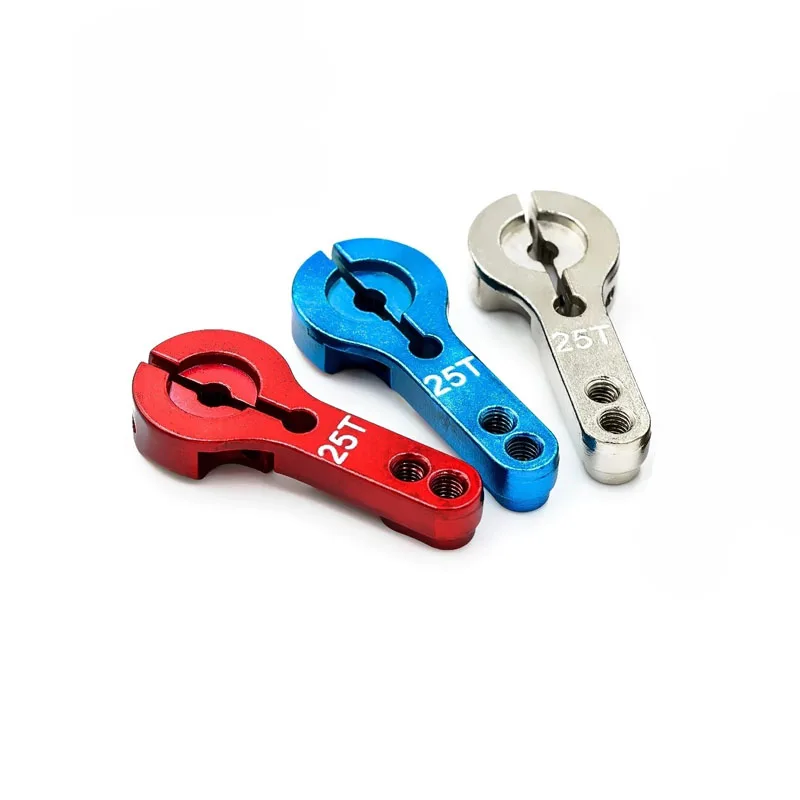 

2~200Pcs 25T Standard Slotted Rocker Arm MG995 MG946R MG996R MG945 S3003 Steering Gear Metal Rocker Arm