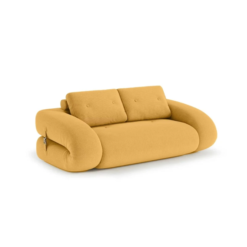 Modern fabric retractable convertible sofa recliner - environmentally friendly inflatable design,suitable for living room hotels