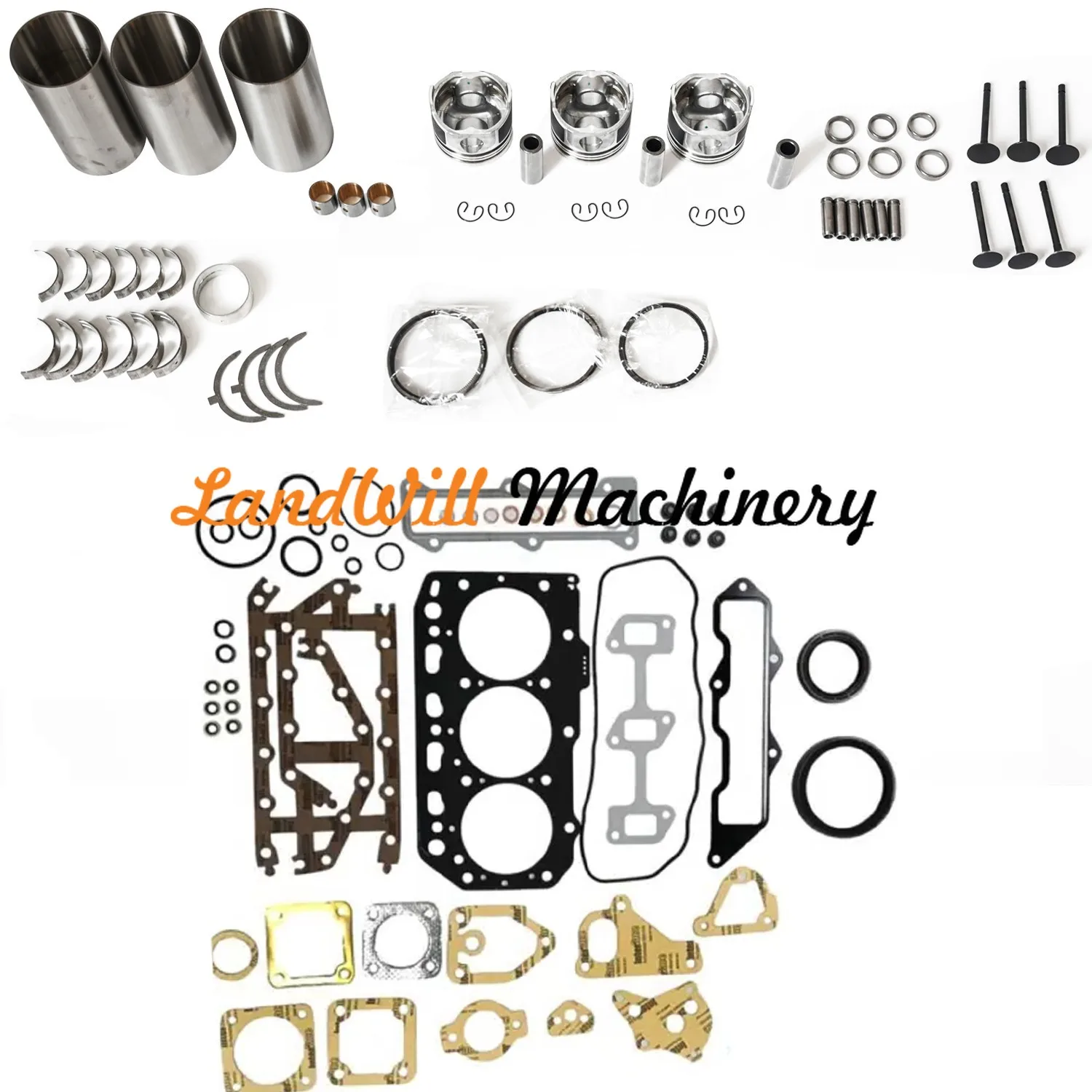 Overhaul Rebuild Kit Fits For Komatsu 3D88E-3 Engine