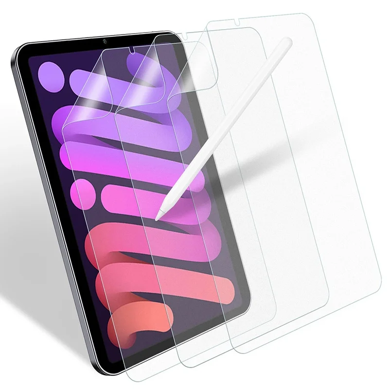 3pcs Full Screen Protector For iPad 10th 9th 8th 7th 6th 5th Generation For iPad Mini 6 Air 5 4 3 PET Fingerprint-resistant Film