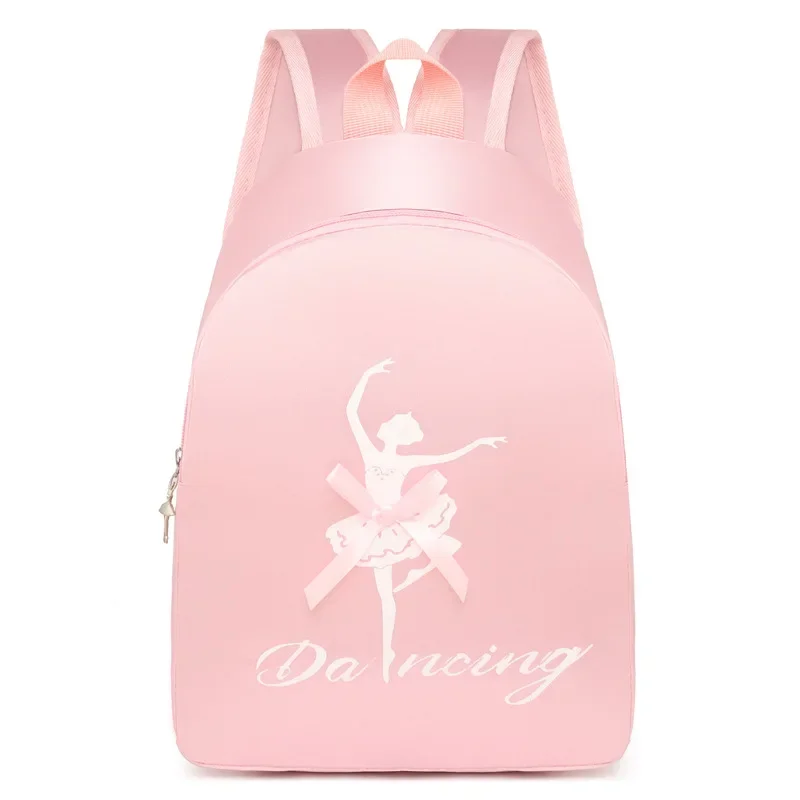 New Design Dancer Image Shoes Leotards Costume Storage Backpack for Dance Club Girls Latin Ballet Bag Sweet Schoolbag