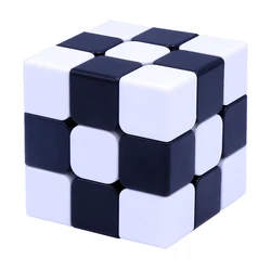 Cubos mágicos Xadrez Cubos mágicos Cubos mágicos preto e branco Fidget Cube Racing Magic Cubes Puzzle