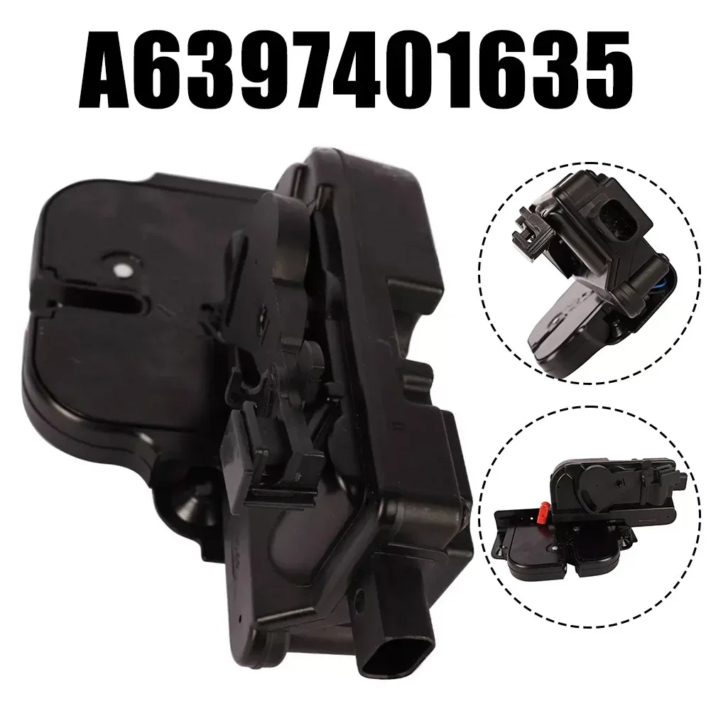 A6397401635 For Mercedes Rear Tailgate Boot Door Lock For Vito For Viano W639 Plastic Black Rear Tailgate Lock Exterior Part