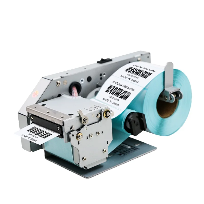 

MASUNG MS-LP212A Киоск Термальная машина для наклеек этикеток в рулоне 2 дюйма 120 мм/с USB-модуль принтера этикеток со штрих-кодом в наличии