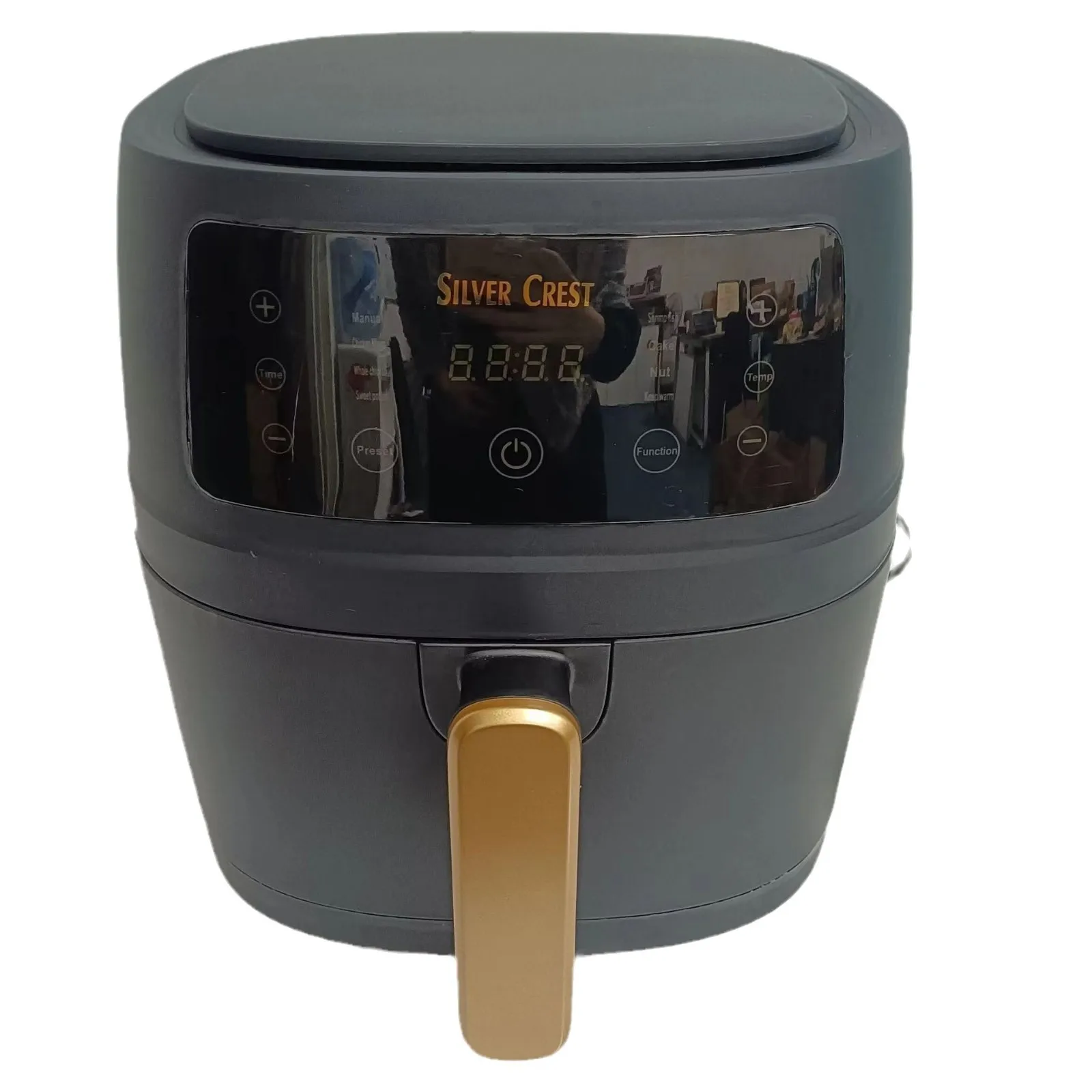 

Silver Crest 8L Интеллектуальная фритюрница с сенсорным экраном Современная многофункциональная плита с цифровым управлением Пластиковый автофургон