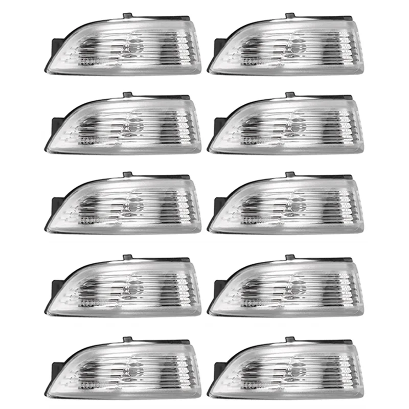 

10X Left Side(LH)Wing Mirror Door Indicator Turn Signal Light Cover For Ford Everest Ranger 2012-2018 (Without Bulbs)