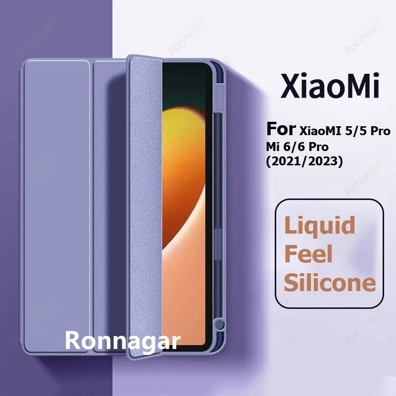 Пенал для планшета Xiaomi Pad 5, чехол для Mi Pad 6/6 Pro, умный чехол для mipad 5, для Xiaomi Mi Pad 5 Pro с автоматическим пробуждением