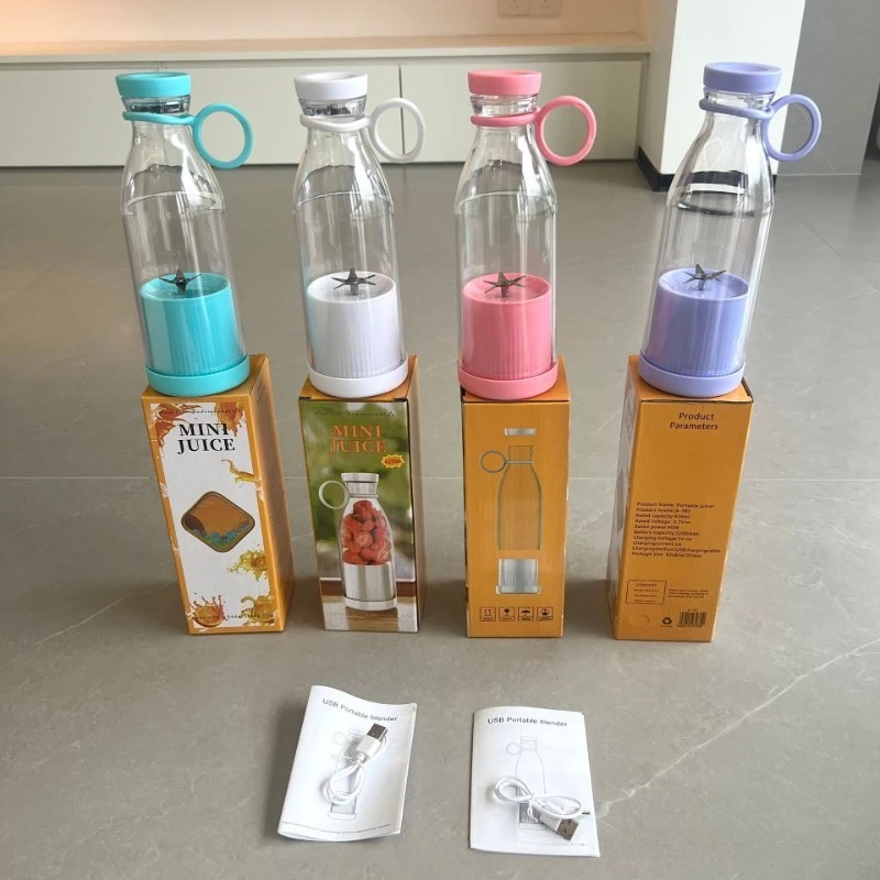 Elektrische Entsafter Tasse 6 Klingen Mixer Milchshake Maschine USB Tragbare Obst Milch Mischen Werkzeug Mini Frische Saft Mixer Küche