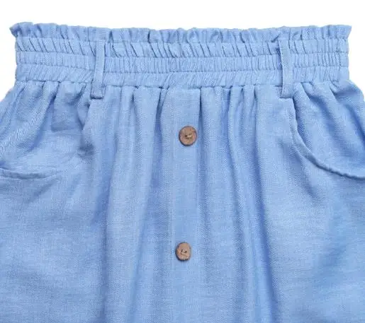 

Clothes Woman Fashion 2024 Summer New Women's Pocket Button Skirt for Women
