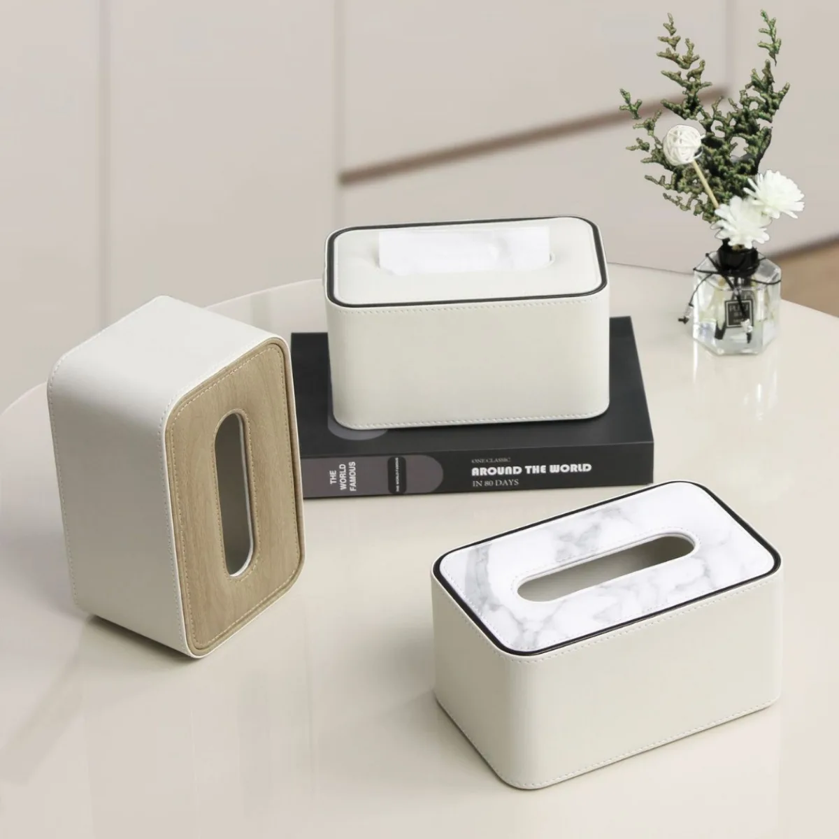 

Настольная коробка для салфеток Креативная коробка для салфеток Легкий роскошный бытовой журнальный столик для гостиной Усовершенствованный многофункциональный пульт дистанционного управления