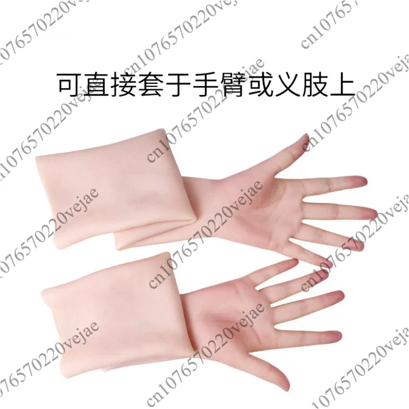 Silicone prosthetic gloves cover scars after surgery, prosthetic hands, silicone hands imitate real prosthetics, men's models