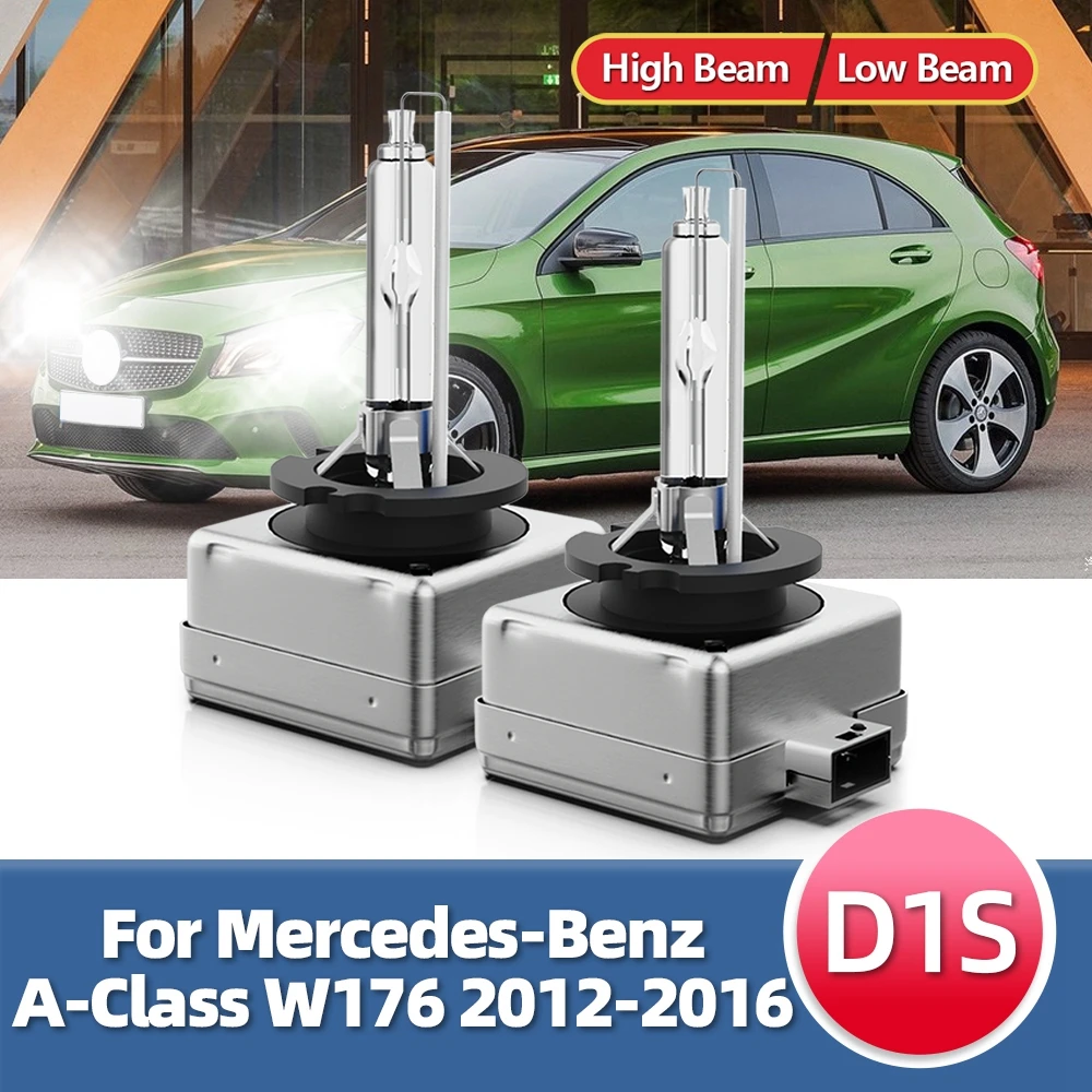 2PCS HID XENON Lamps AUTO Headlights Car 12V 35W D1S Bulbs 6000K 8000K For Mercedes-Benz A-Class W176 2012 2013 2014 2015 2016
