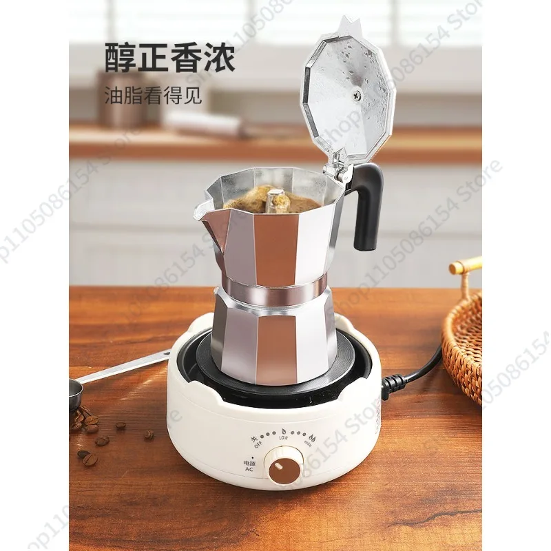 وعاء موكا المنزلية الإيطالية المشروب إبريق قهوة صغير في الهواء الطلق ماكينة إسبريسو مجموعة أواني القهوة المشروب اليدوي