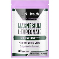 30 Patches Magnesium L-Threonate Transdermal Patches - High Absorption Brain and Cognitive Support