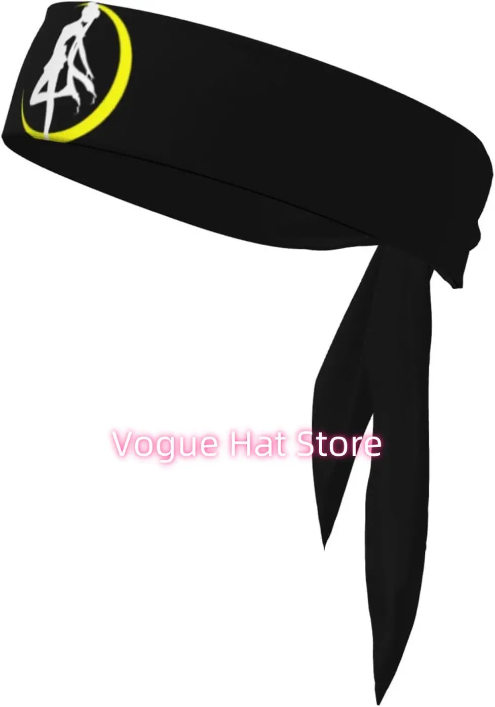

Sai1lor M1oon Sports Head Tie Headbands for Men Women Boy and Girl Sports Sweatbands for Running Basketball Yoga Exercise