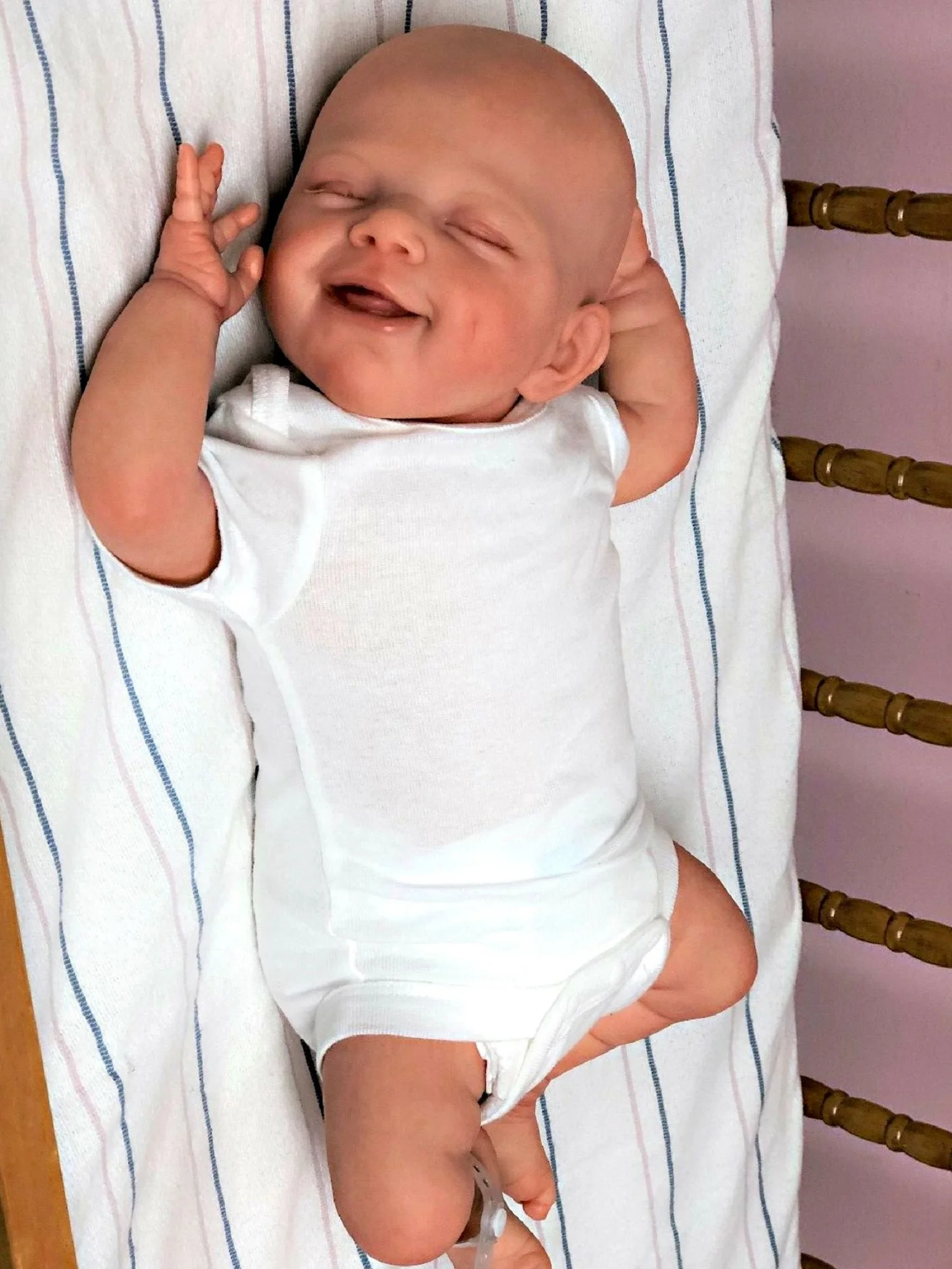 

Finished April 18-20 Inch Bebe Reborn Doll Painted Baby Dolls For Christmas Gift Bebes Reborn