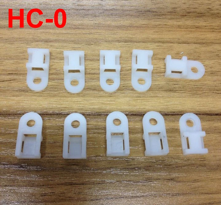 100pcs 19.6x9.5x5mm 19.6*9.5*5 HC-0 White 3.7mm Screw Hole Nylon Saddle Type Fixed Seat Basement Holder Cable Tie Mount Base