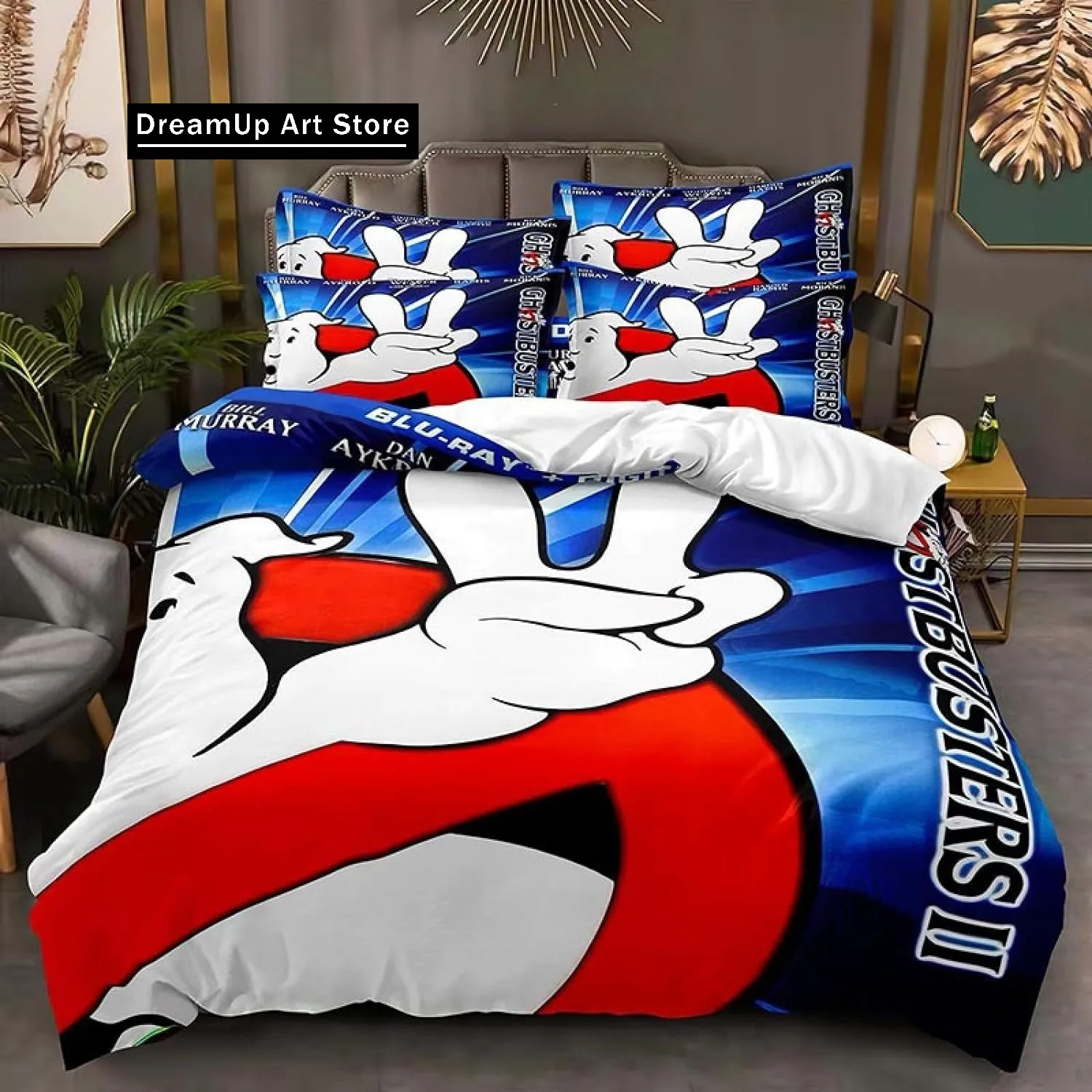 Ghostbusters Bedding Set 3D printed film characters Cover Duvet Single Twin Full Queen King Size Bed Set for Aldult Children - A