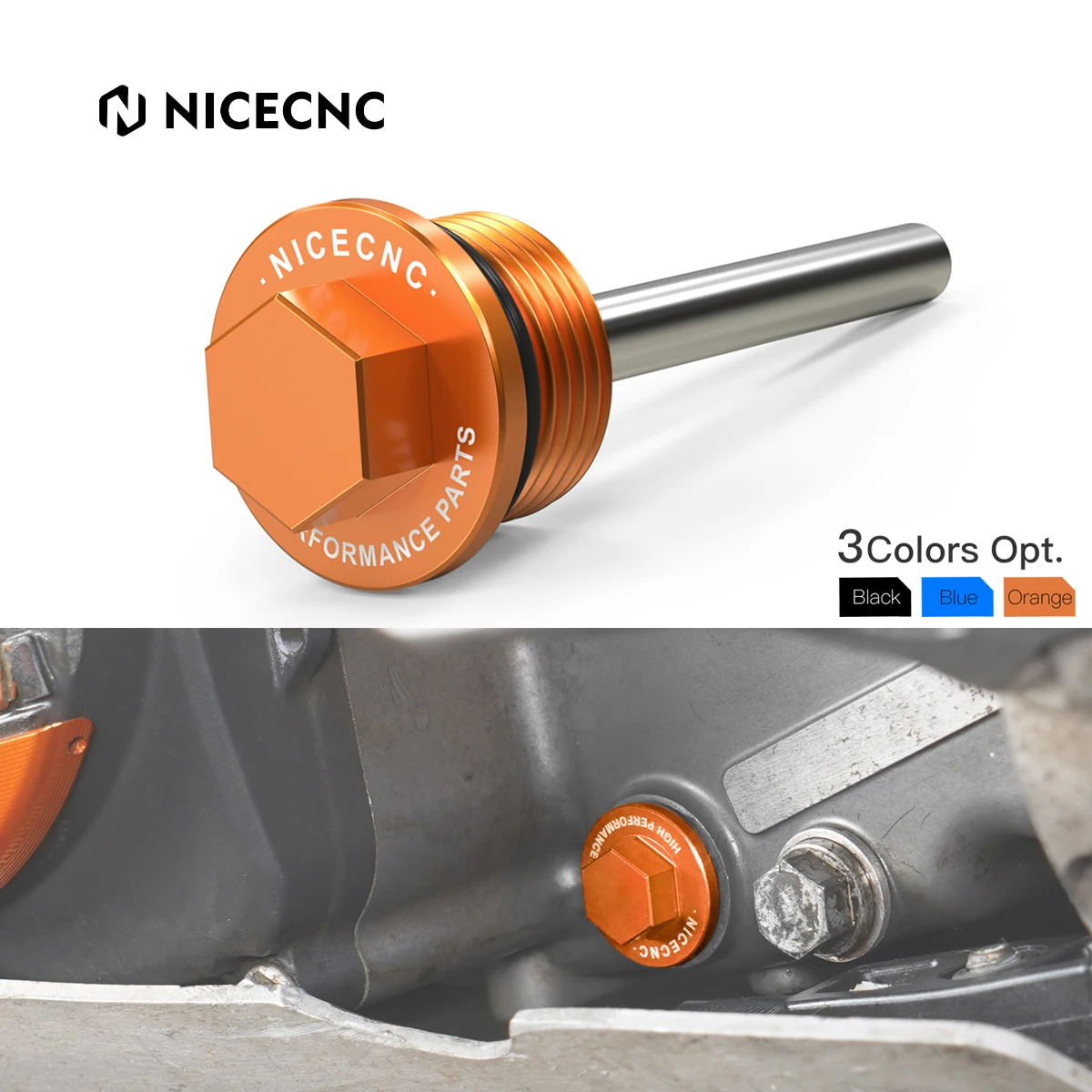 

NICECNC For KTM EXCF 350 EXC 450F 2015-2023 SXF 250 SXF 450 XCF-W XCF 350 450 500 SMR 450 M20X1.5 Magnetic Oil Drain Plug Bolt