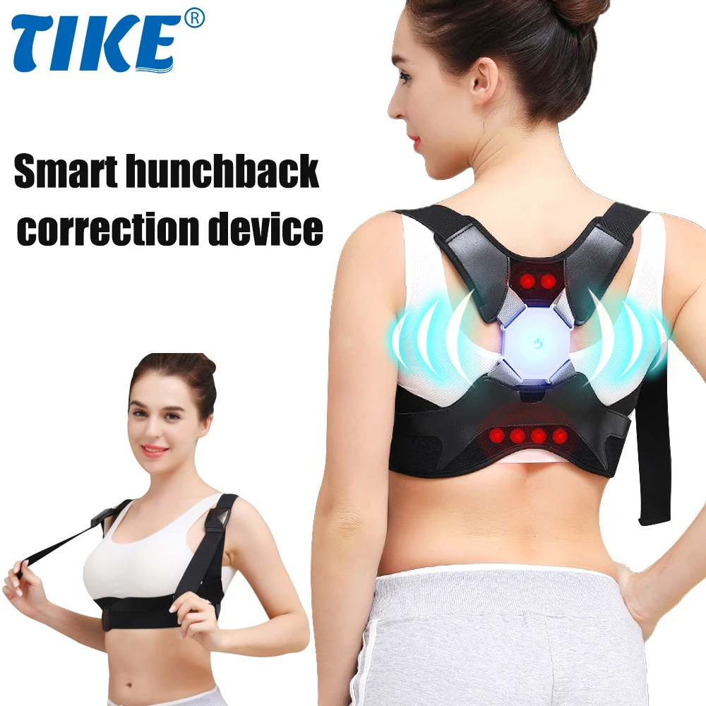 TIKE Smart Posture Corrector Universal Posture Corrector Intelligent Posture Reminder, Vibrate To Improve Posture Humpback Brace