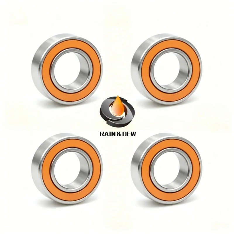 1Pcs S686 2RS CB Orange ABEC7 6X13X5 mm 686 Stainless Steel Hybrid Ceramic Ball Bearing
