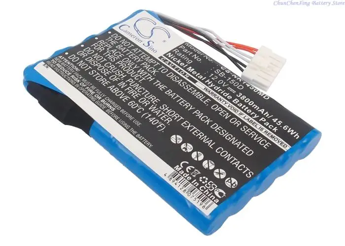 Batterie médicale 12.0V3800mAh SB-150D,X073 pour Nihon Kohden ECG-1500,ECG-1510, ECG-1560,ECG-1550,ECG-1550P,ECG-1400,ECG-1450 + outil
