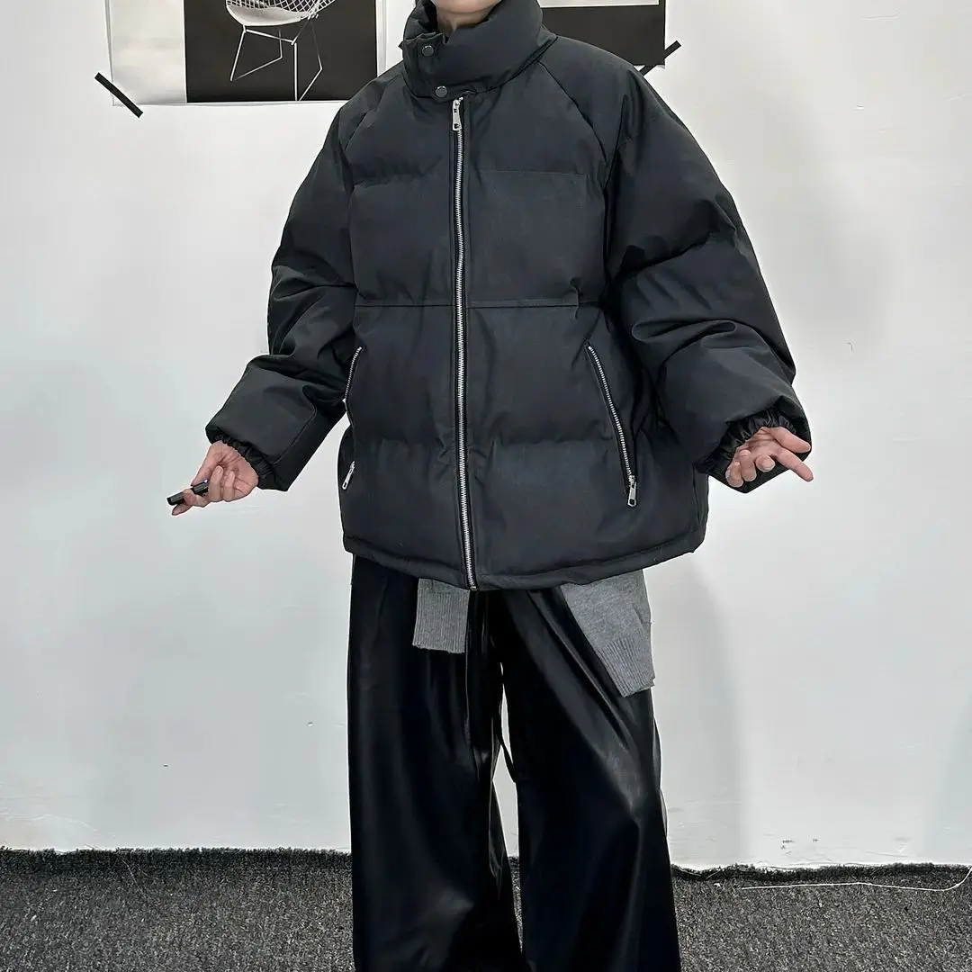 Winter Clothing - High-end Thick PU Leather Multi-purpose Loose and Warm Cotton Coat