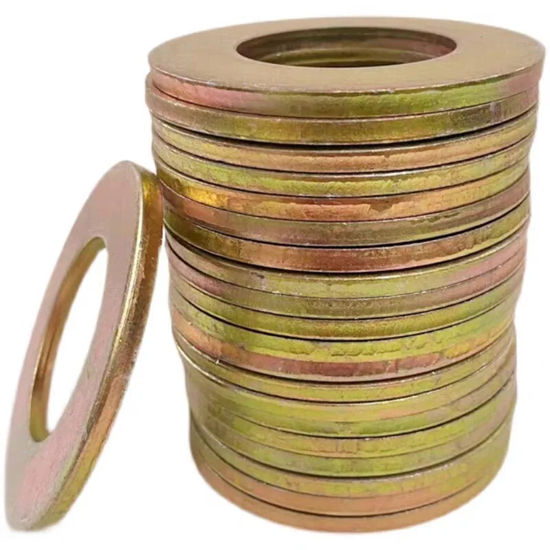 10pcs Excavator Bucket Pin Shims Spacer Steel Washer Iron Sheet Wear-Resistant Thickened Shaft Gasket