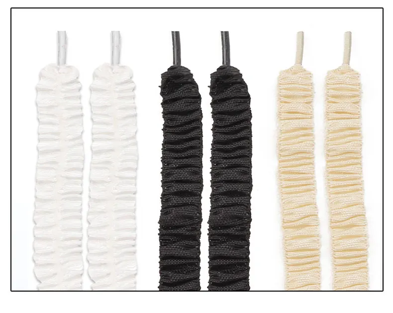 Niedliche, mädchenhafte Schnürsenkel im Fungus-Stil für Sneaker, flache, elastische Seidenschnürsenkel, Schuhzubehör, Tennisschnürsenkel – Detail 2