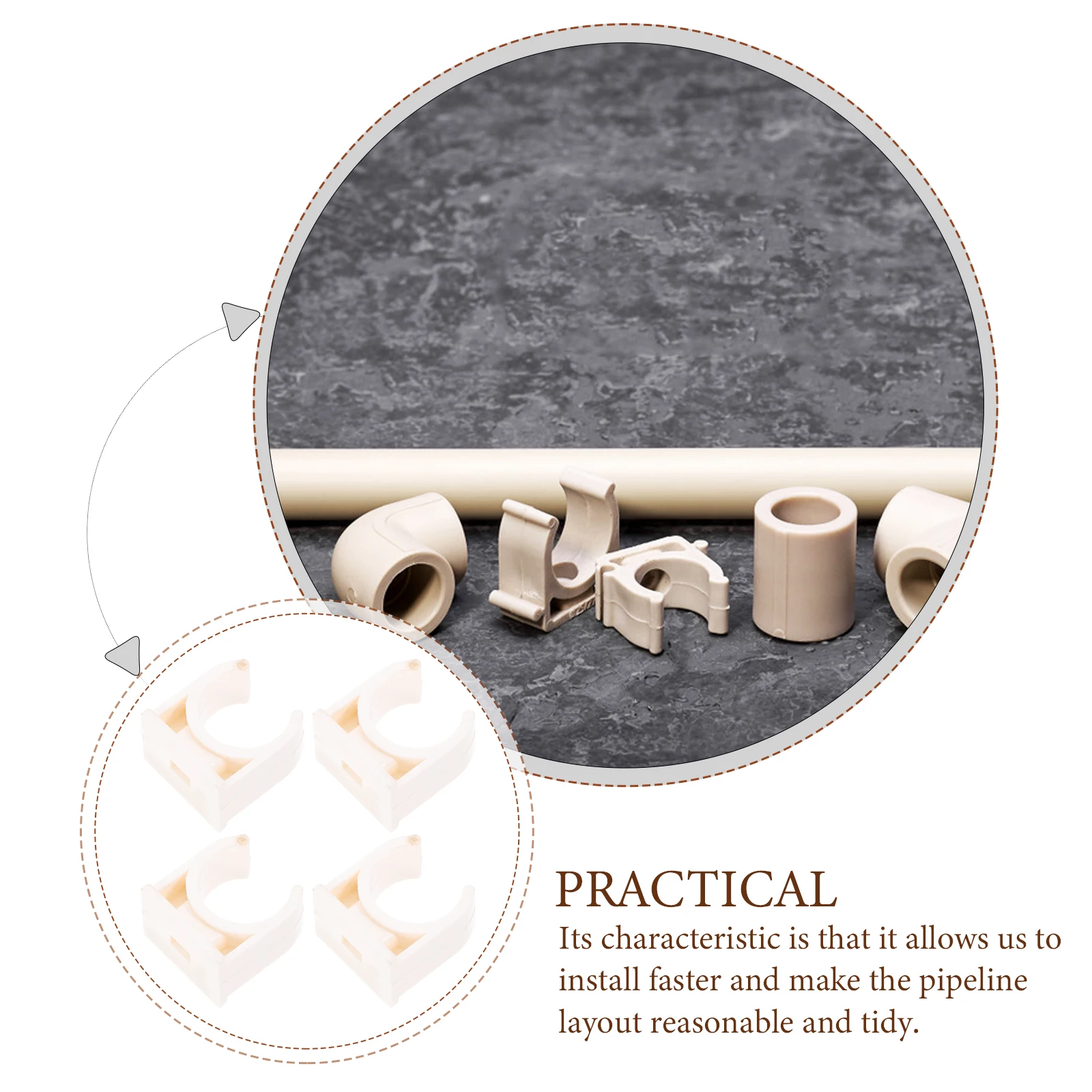 

Зажимы для труб, настенный фиксированный держатель для карточек, зажимы для воды из нержавеющей стали, ПВХ, сверхмощные