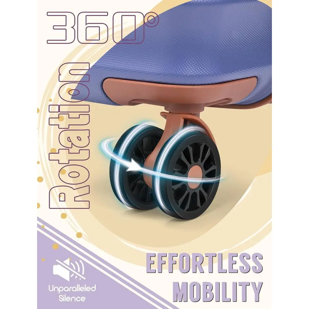 5-Piece Hardshell Luggage Set with Wheels, ABS Carry-On Suitcases, and TSA Lock for Travel