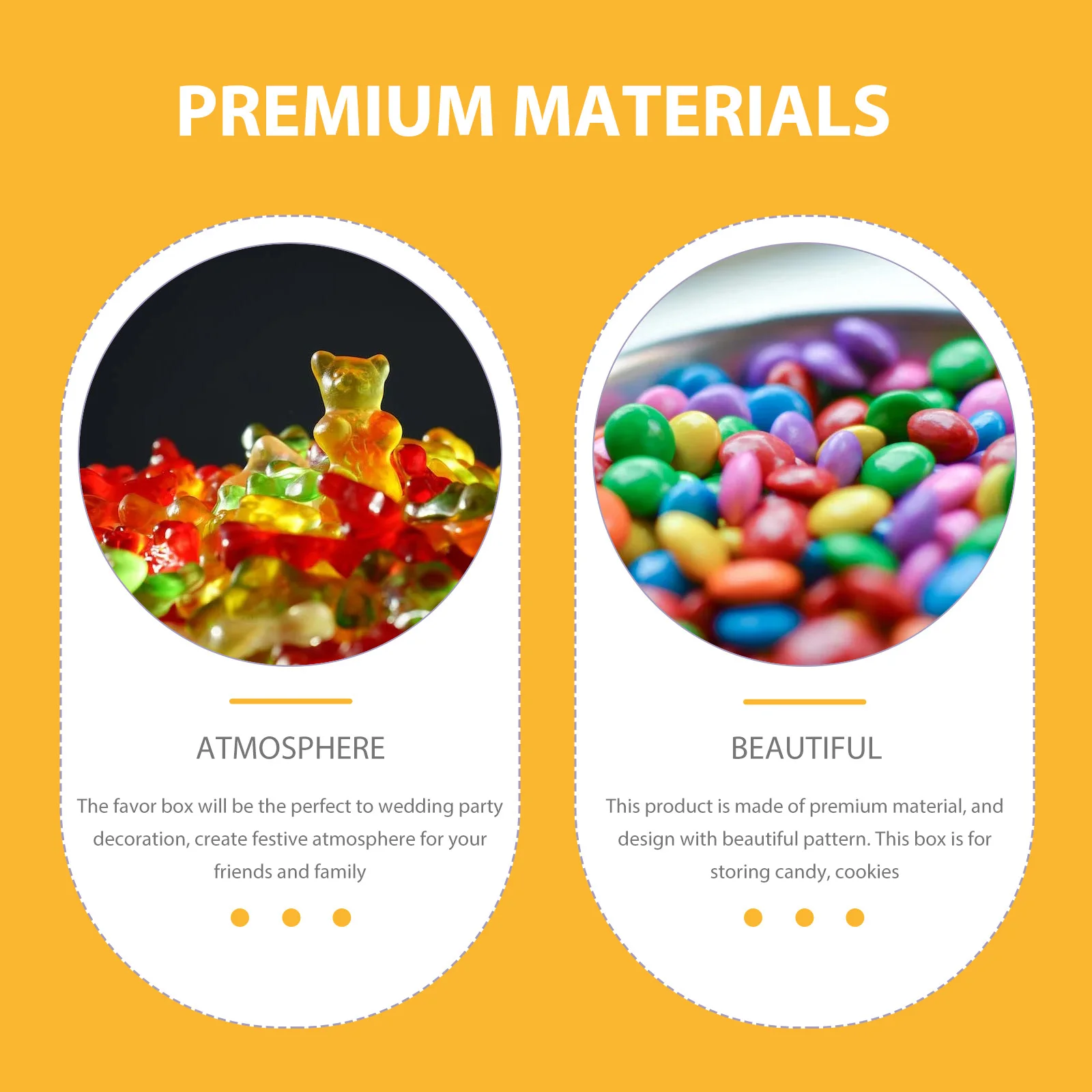 

12Pcs Gold Accented Candy Boxes Premium Clear Gift Packaging for Wedding Favors Birthday Holiday Party Decorations