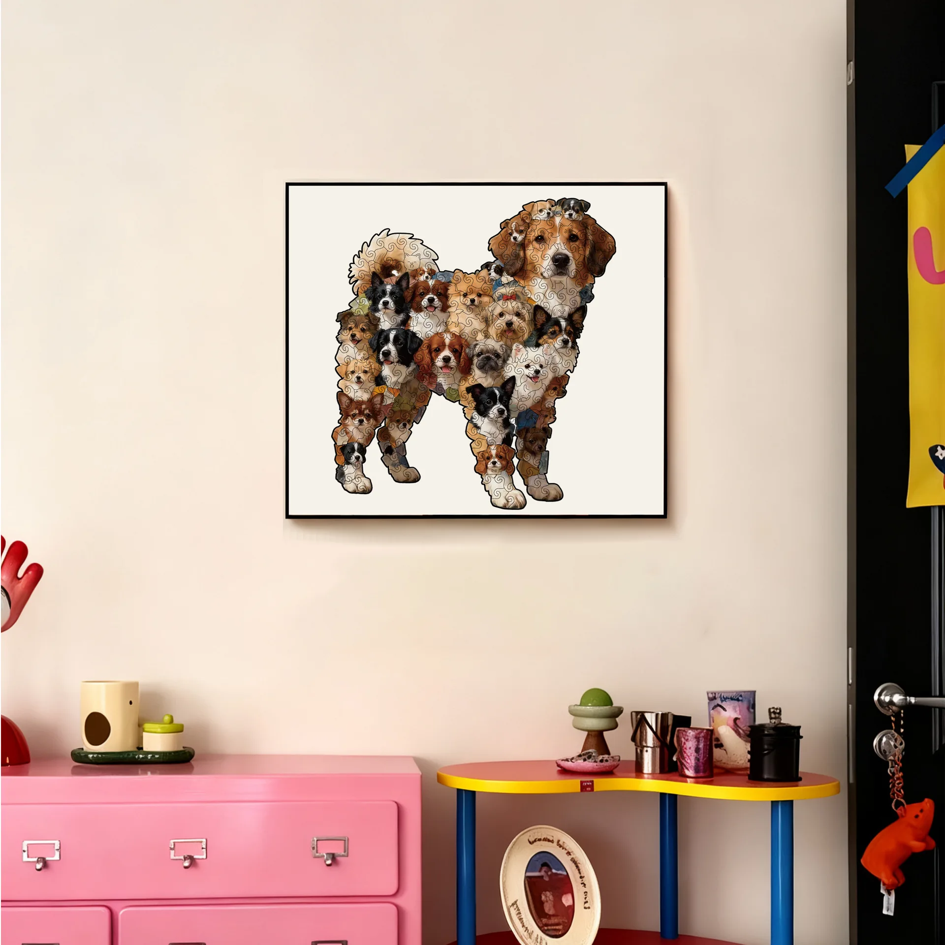 ตัวต่อไม้รูปทรงแปลกตา 120/205 ชิ้น เกมคลายเครียด ของขวัญวันเกิด/คริสต์มาส ใช้เป็นกระปุกออมสิน ตกแต่งบ้าน