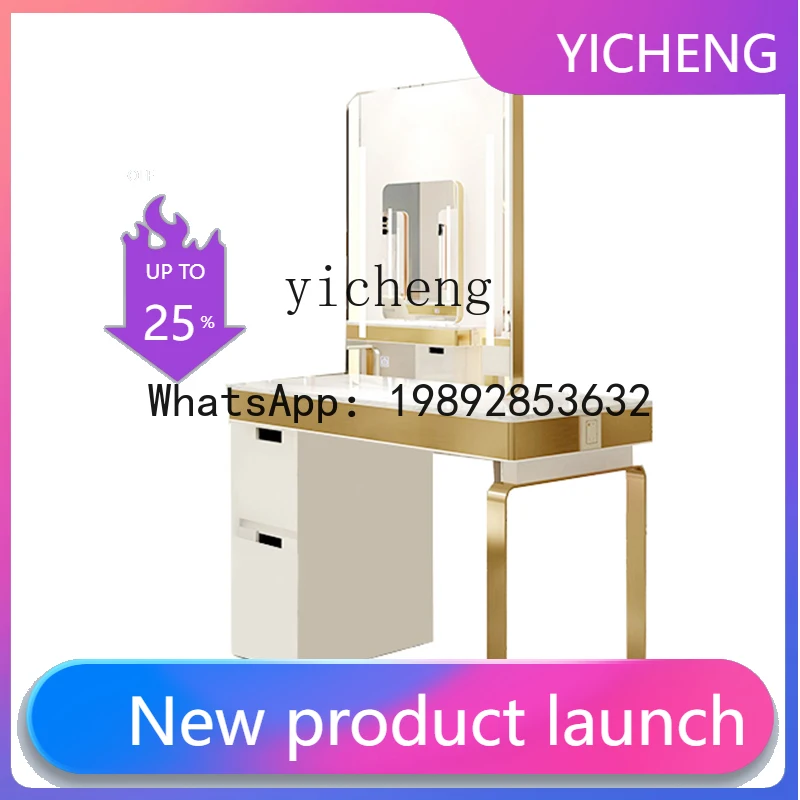 

H3 barber shop mirror table trendy new hair salon special hair cutting perm and dyeing hair mirror single double-sided mirror