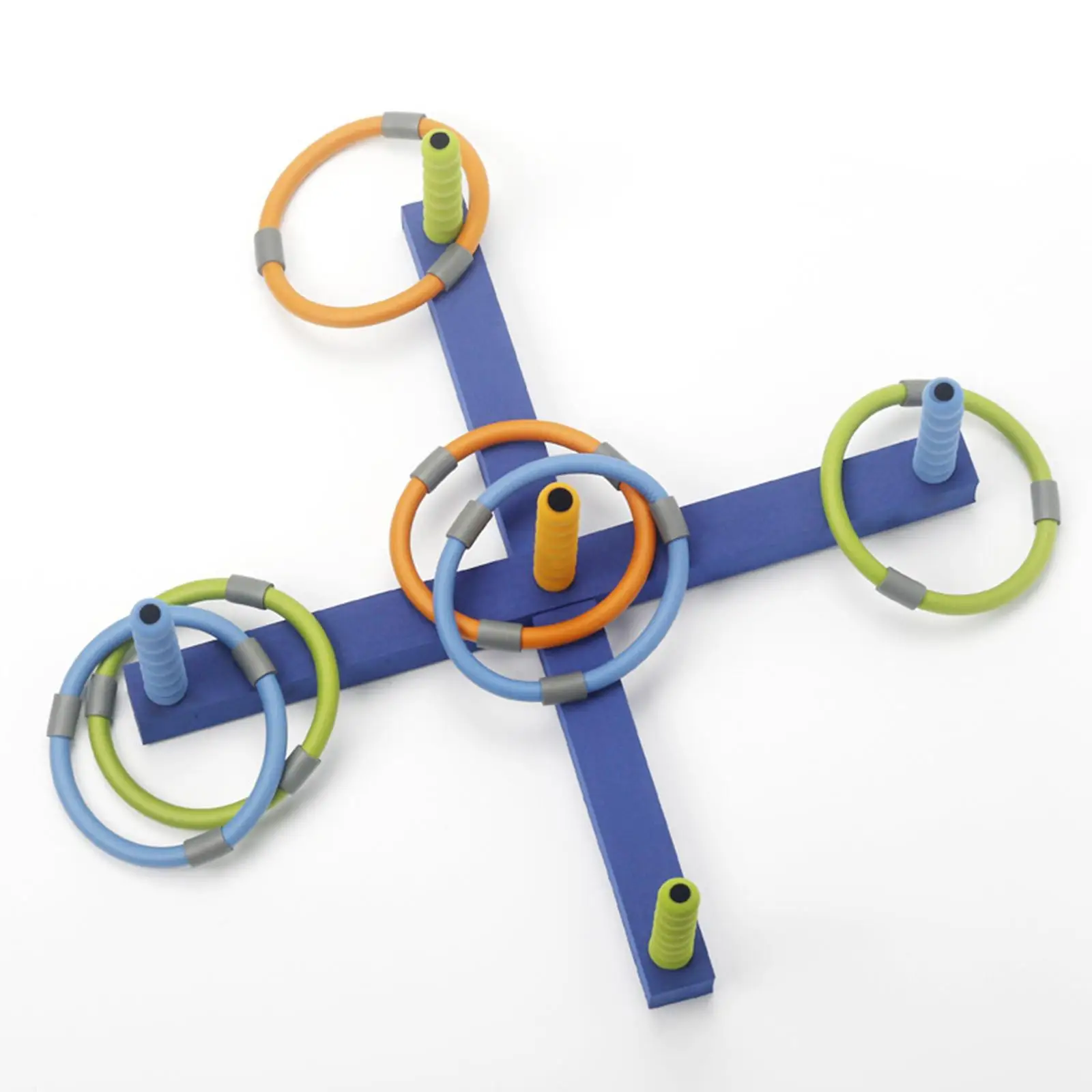 

Детская игра для бросания колец, детский сад, забавная интерактивная игрушка для бросания колец, игровой набор для парка, заднего двора, игровая площадка, пикника на улице