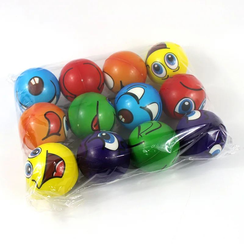 6cm Langsam Aufsteigender Emoji-Stressball, Weicher PU-Schaum Quetschball, Angstlösendes Fidget-Spielzeug für Kinder & Erwachsene, Geburtstagsgeschenk – Detail 2