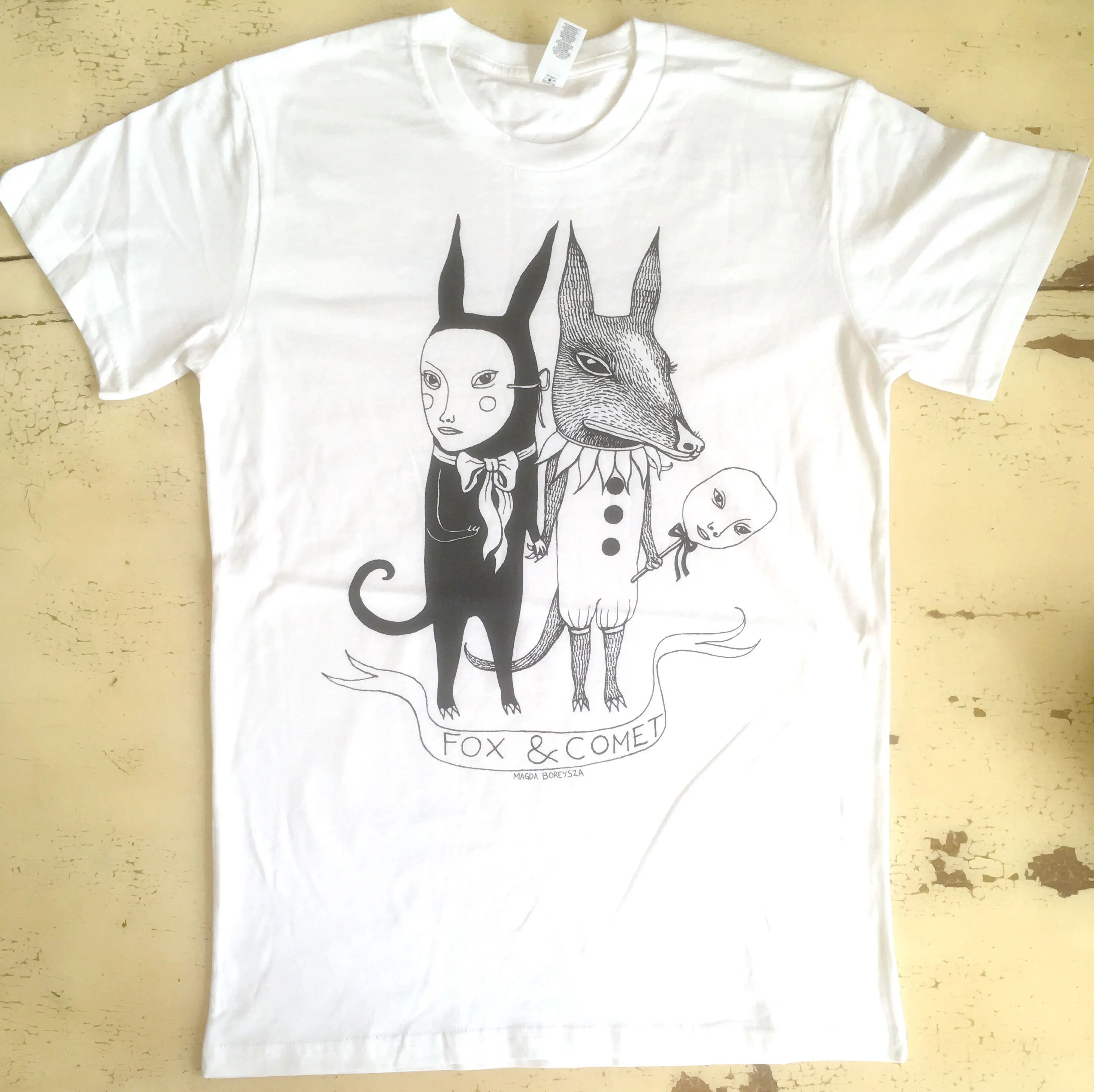 Nueva ropa con estampado de Fox Comet para hombre y mujer, camiseta informal de verano de manga corta a la moda, camiseta Magda Boreysza de talla grande XXS-4XL
