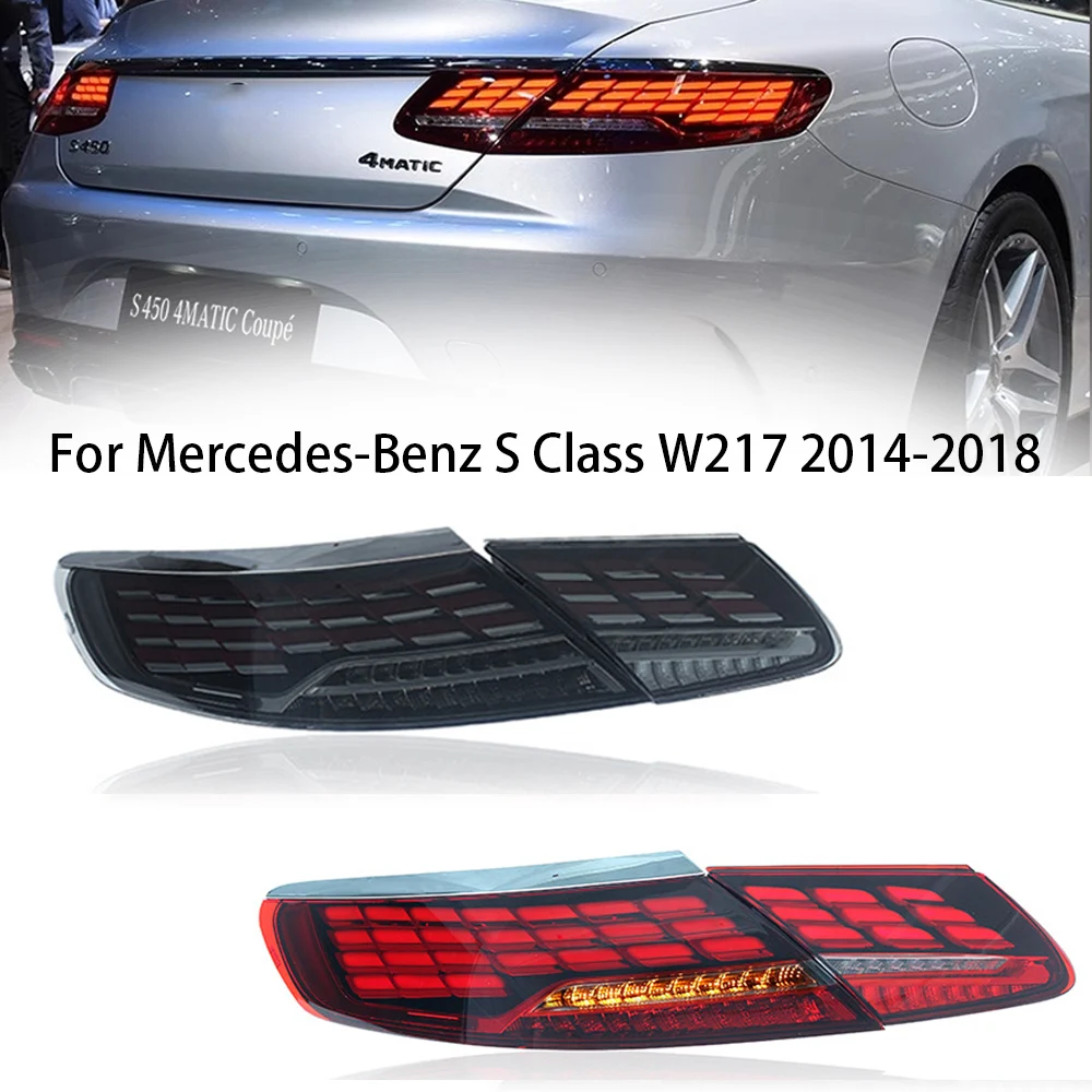 

Car Lights for Mercedes Benz S-Class Coupe 2014-2018 W217 S400 S450 S500 LED Taillights DRL Brake Light Auto Accessories