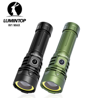 500 Meters Distance Outdoor Lantern EDC LED Flashlight USB-C Rechargeable Lamp 21700 battery Magnetic Tail COB Lighting W1 MAX
