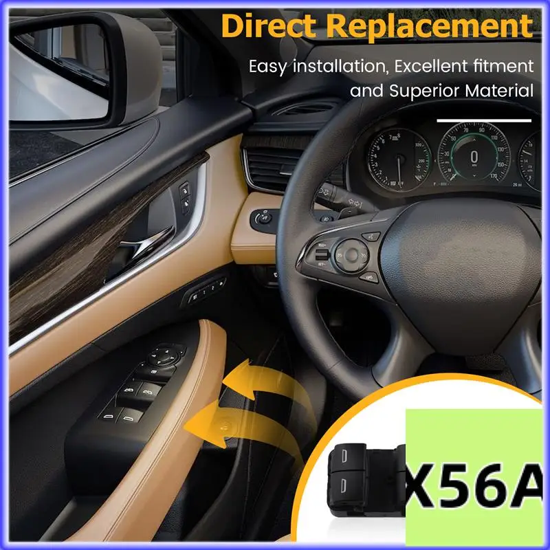 

QB-26217993 Car Window Glass Lifter Switch Front Left For Malibu XL Equinox Bolt EV 84587888