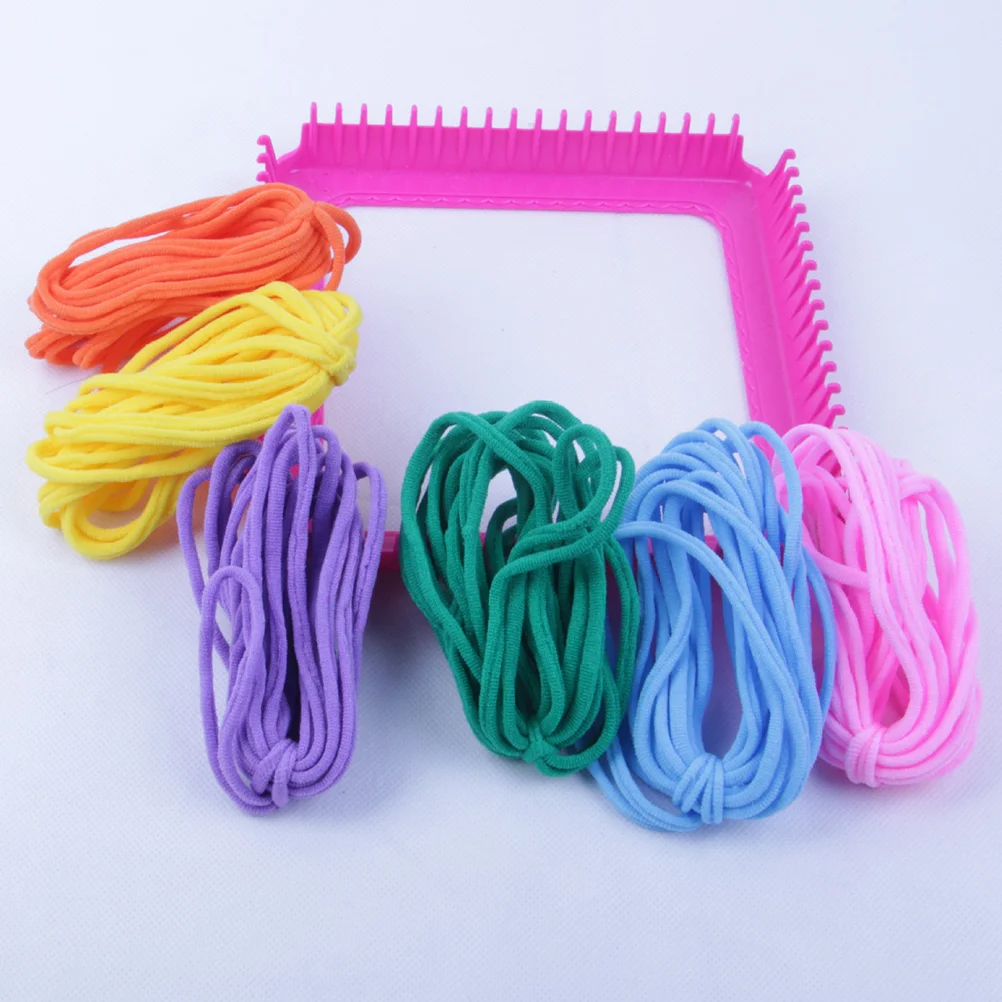 288 Pcs Finger String Toy Solid Color Cradle String Educational Playthings Knitting Elastic String Hand Game Supplies for Home P