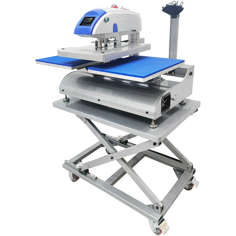 New Electric Dual-Station Heat Press Machine, 40x50/40x60 cm Heat Transfer Machine for Custom T-Shirt, Puzzle, and M(Customized)