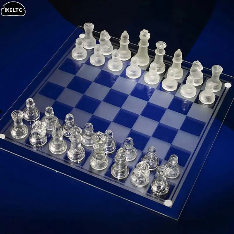 New DIY Chess Piece Crystal Epoxy Silicone Mold Queen King Soldier 6 Three-Dimensional Chess Piece Mold Chess Game Entertainment