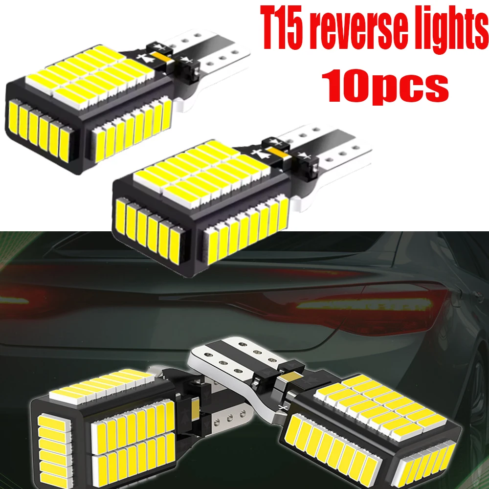 

Декодер-лампа LED T15 для указателей поворота, лампа заднего хода W16W 4014-54 SMD, задний фонарь и декодер-лампа LED для указателей поворота