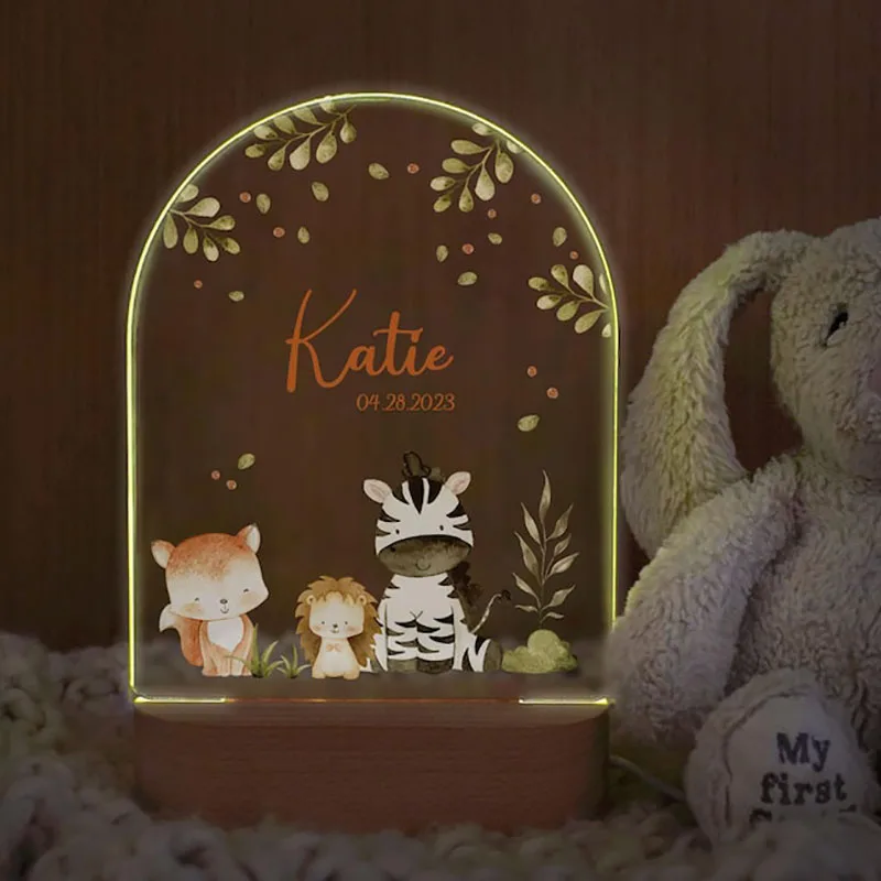 Aangepaste naam baby nachtlamp - Baby Nursery Boy recensie en prijs