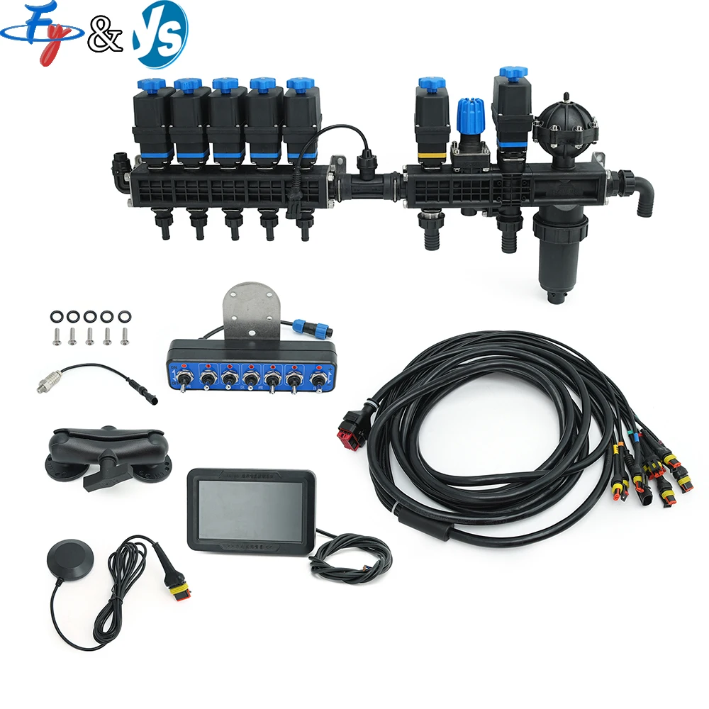 Agricultural GPS Sprayer Control System Variable Rate Application Kit, Auto Section Control & Flow Regulation for Farm Sprayer